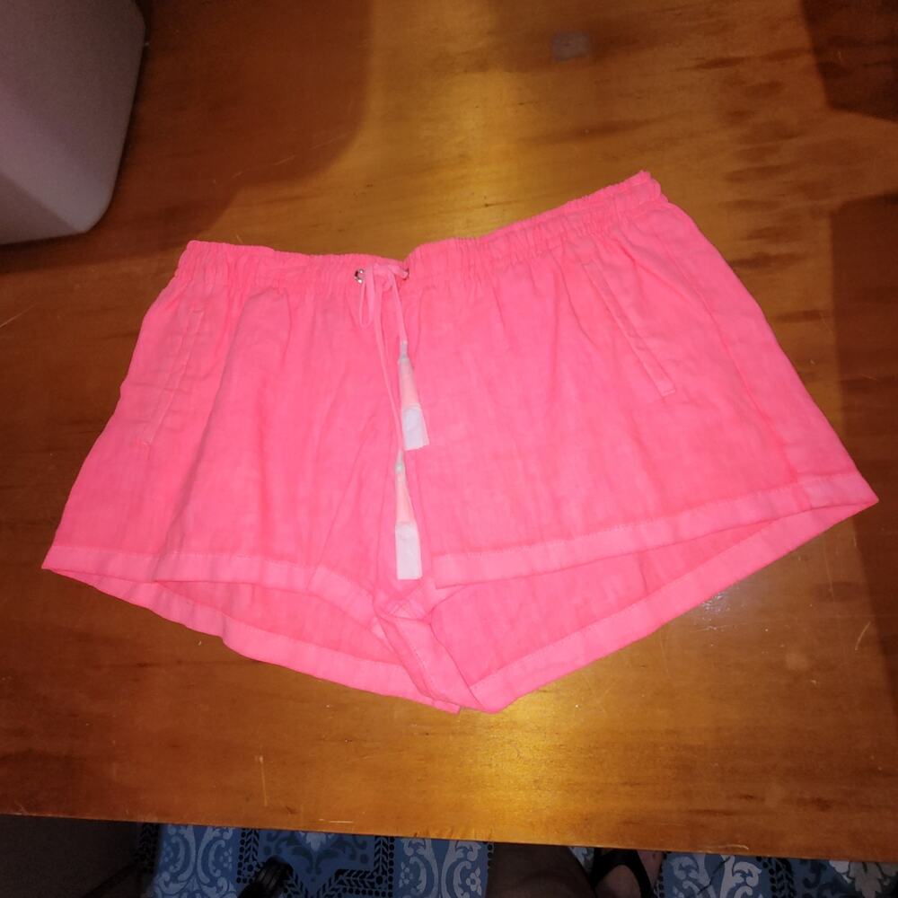 Lilly Pulitzer Beach Shorts Size XL Pink Sun Ray New with Tags